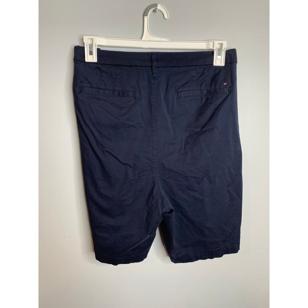 Tommy Hilfiger Women's 18W Navy Shorts Knee Length - Picture 3 of 8